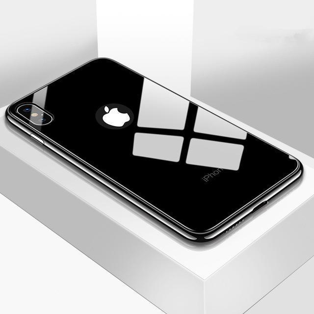 iPhone XS Max Soft TPU Edge Glossy Back Case