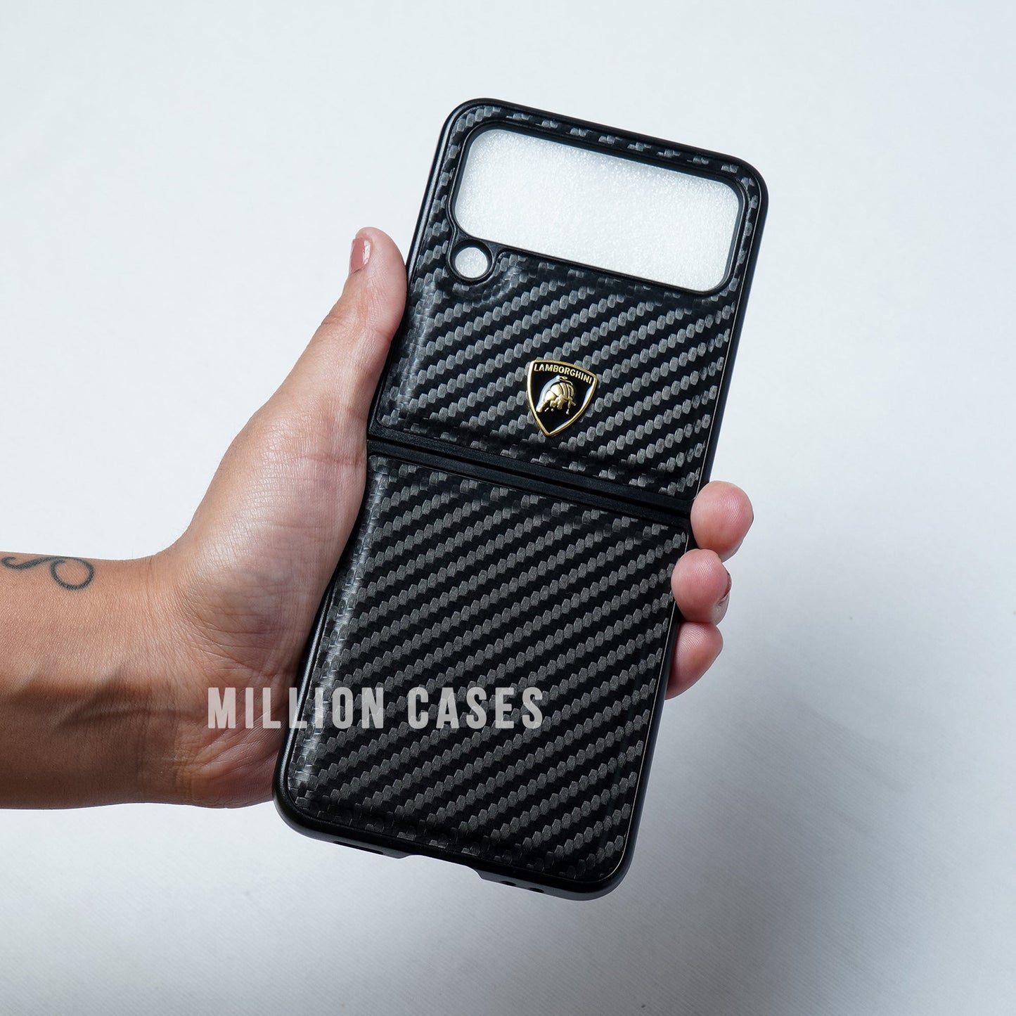 Galaxy Z Flip4 Carbon Fiber Motorsports Case