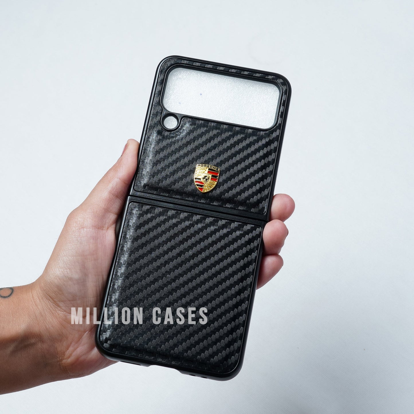 Galaxy Z Flip4 Carbon Fiber Motorsports Case