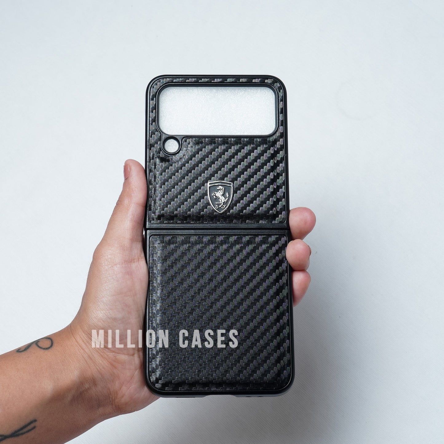 Galaxy Z Flip4 Carbon Fiber Motorsports Case