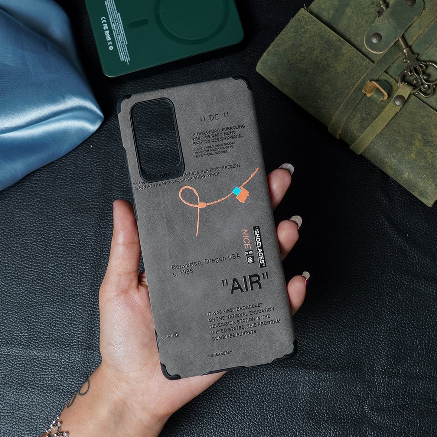 Galaxy Note 20 Sneaker Label Leather Edge Case