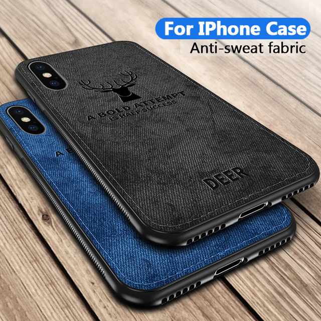 iPhone XS Max Deer Pattern Inspirational Soft Case