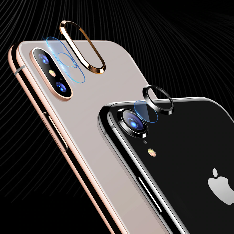 TOTU ® iPhone XR Camera Lens Glass Protector and Ring