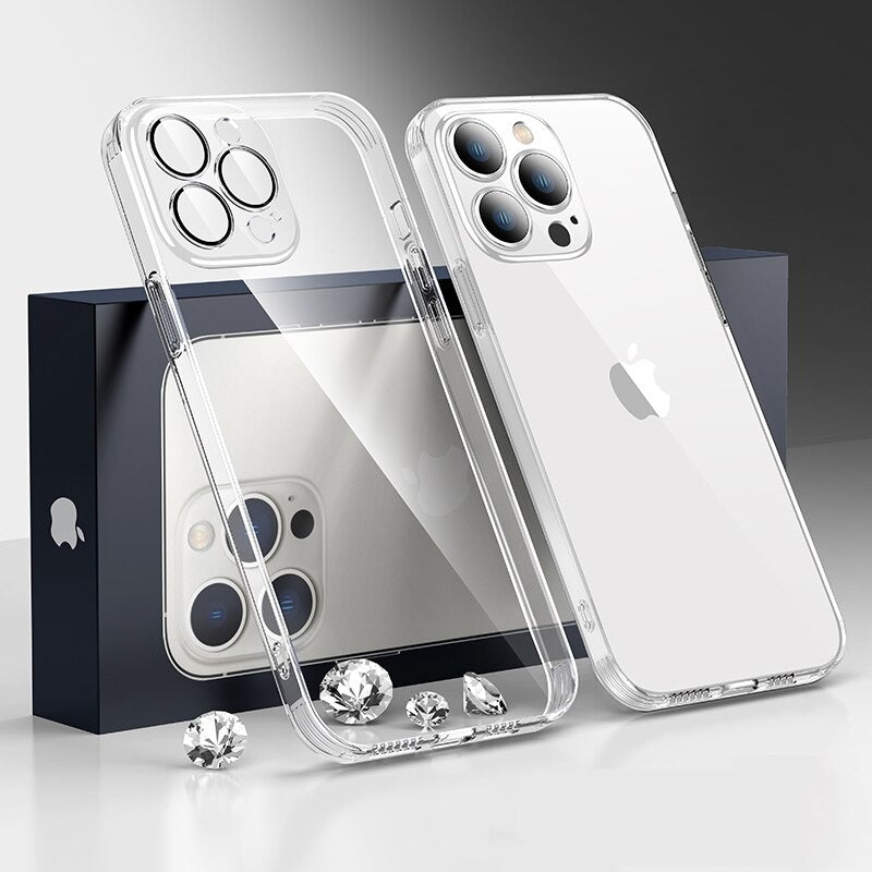 2025 Magnetic Glass Double-Sided Privacy Phone Case For iPhone