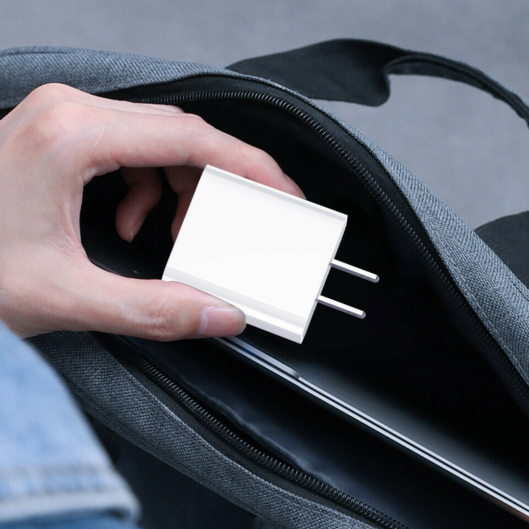 Apple - 20W Power Adapter With Lighting Cable