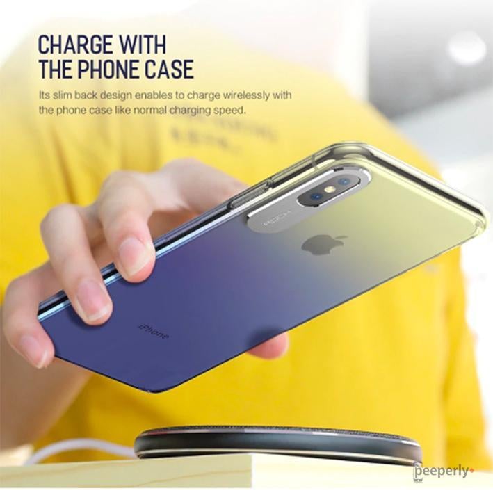 Rock ® iPhone X Aura Gradient Glaze Back Case