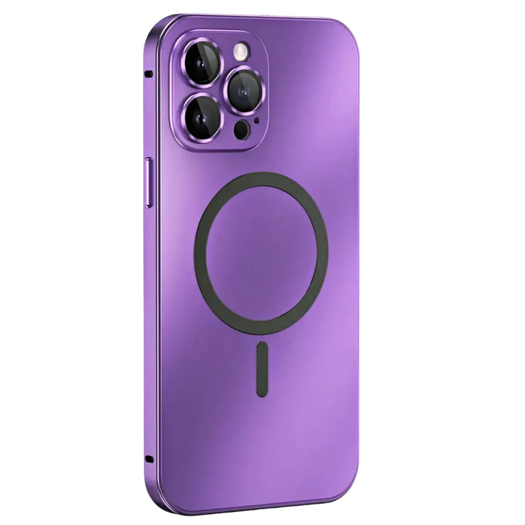 Aluminum Metal Frame Magnetic Case For iPhone