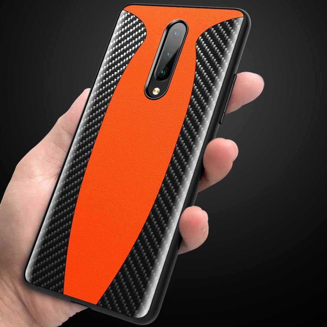OnePlus 8 Mclaren Style Carbon Leather Texture Case