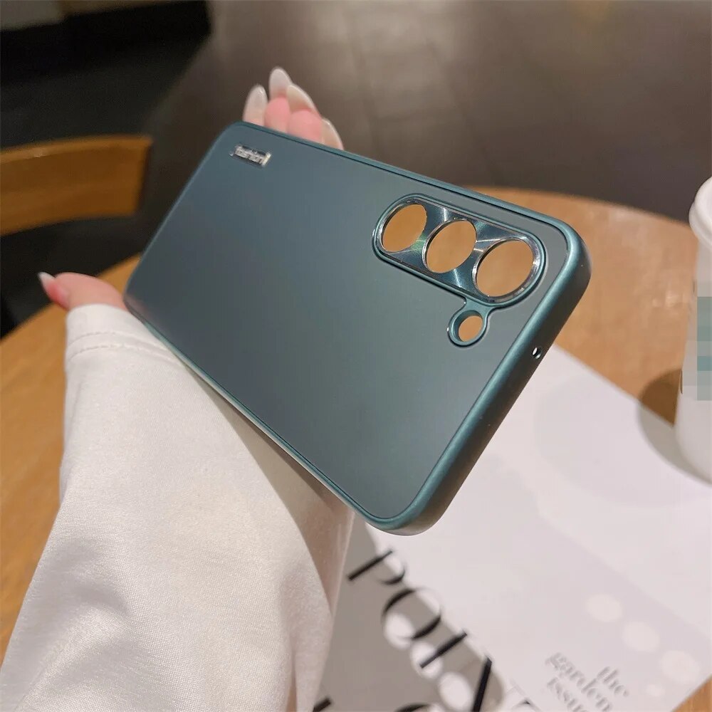Luxury Aluminium Matte Finish Case - Samsung