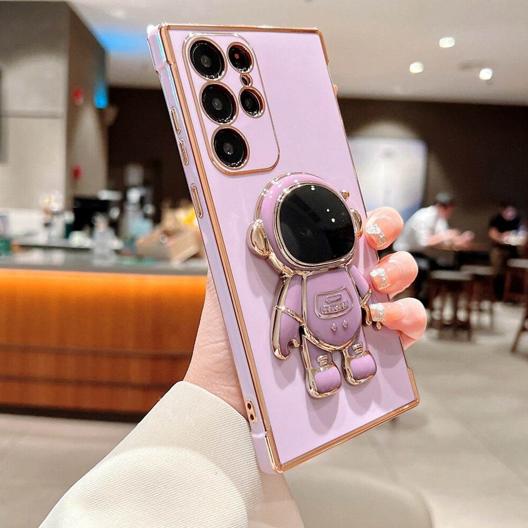Luxurious Astronaut Bracket Phone Case - Samsung