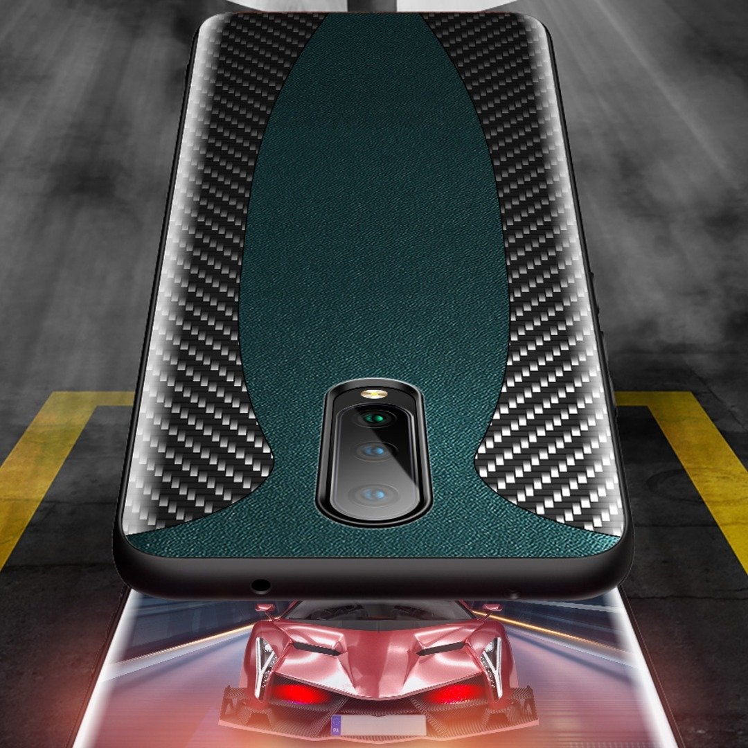 OnePlus 8 Mclaren Style Carbon Leather Texture Case