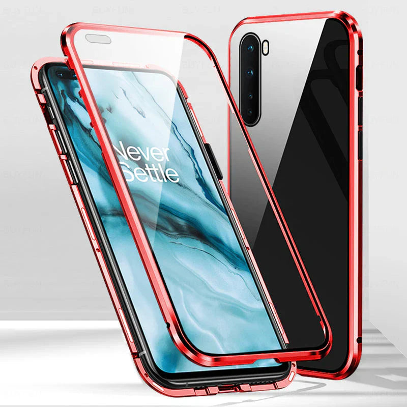 2025 Magnetic Glass Double-Sided Privacy Phone Case For OnePlus