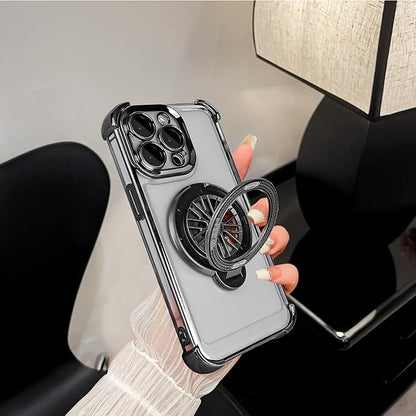 Electroplated Rotating Gyro Magnetic Case - iPhone