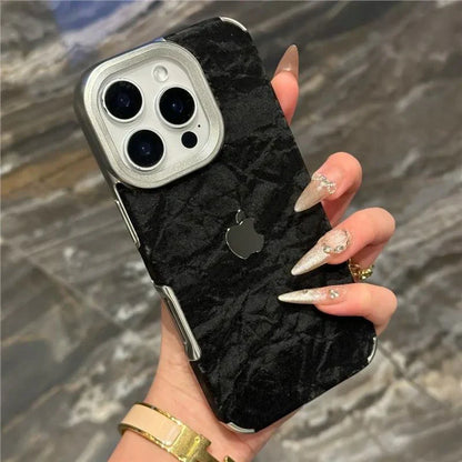 VelvetShield Silky Snowy Luxe Case - iPhone