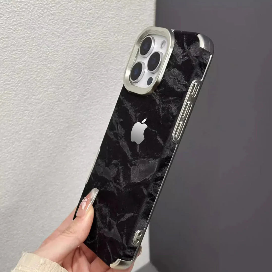 VelvetShield Silky Snowy Luxe Case - iPhone