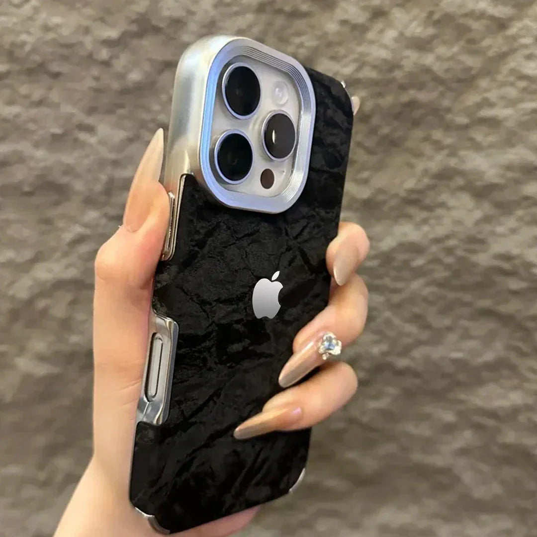 VelvetShield Silky Snowy Luxe Case - iPhone