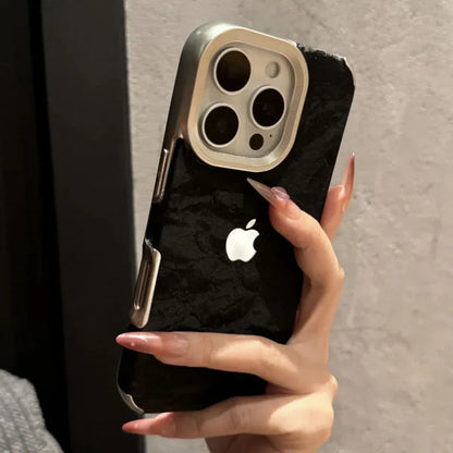 VelvetShield Silky Snowy Luxe Case - iPhone