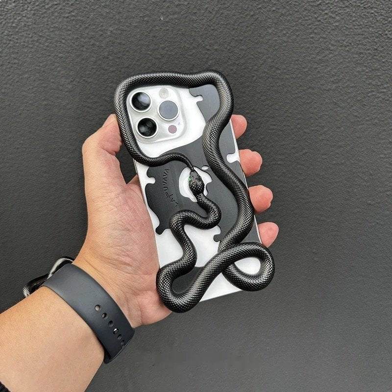 Mystic Serpent 3D Hollow Case - iPhone