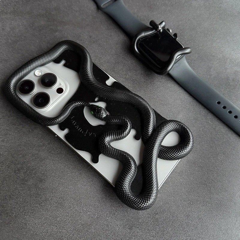 Mystic Serpent 3D Hollow Case - iPhone