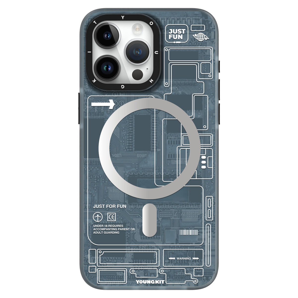 Circuit Board Magsafe iPhone 12/13/14/15 Case