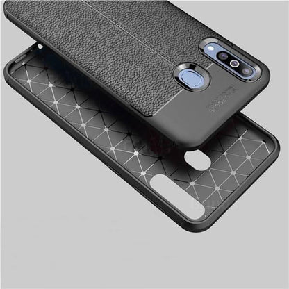 Galaxy M30 Auto Focus Leather Texture Case