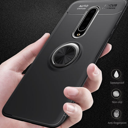 OnePlus 7 Pro (2 in 1 Combo) Metallic Ring Case+ Earphones