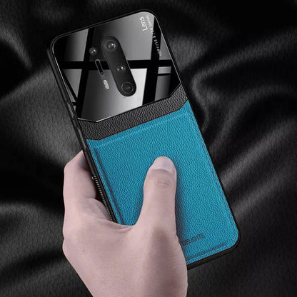 OnePlus 8 Pro Sleek Slim Leather Glass Case