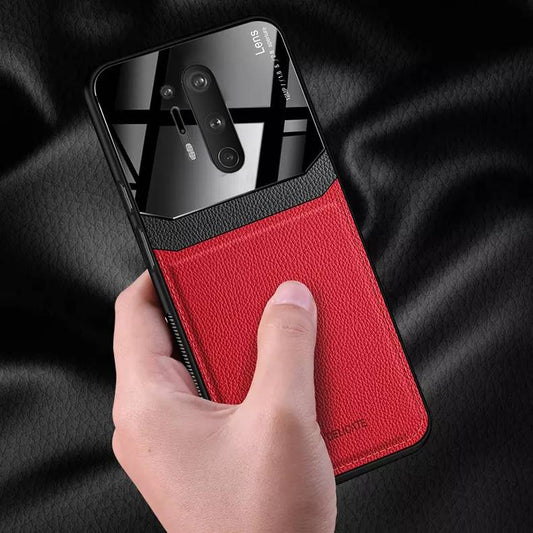 OnePlus 8 Pro Sleek Slim Leather Glass Case