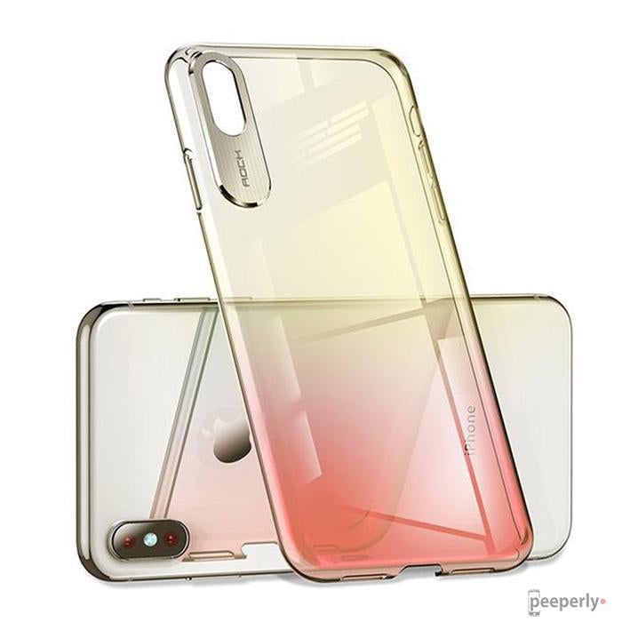 Rock ® iPhone X Aura Gradient Glaze Back Case