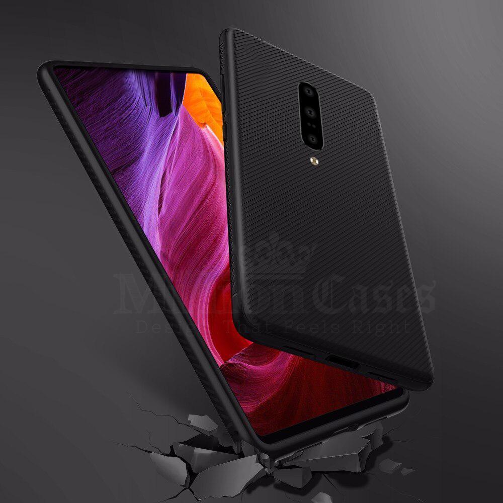 OnePlus 7 Pro Twill Design Shockproof TPU Case