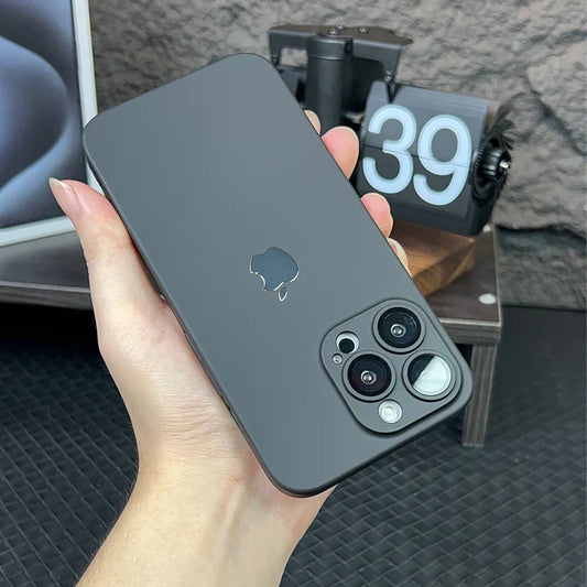 Luxury Electroplated Matte Titanium Case For iPhone
