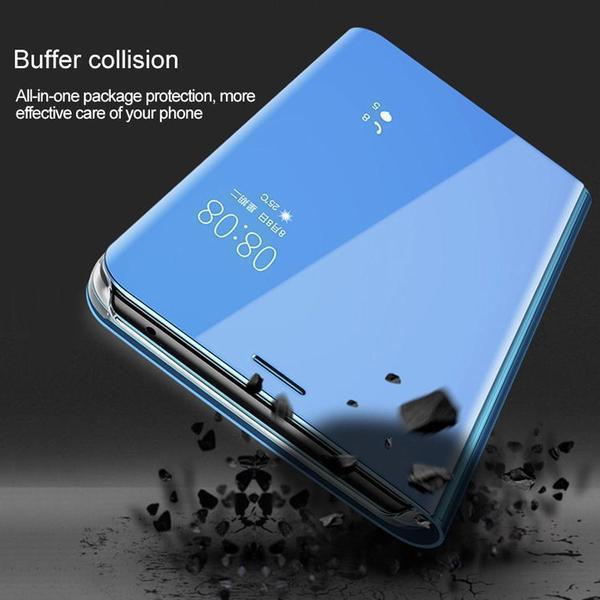 Galaxy A21s Mirror Clear View Flip Case [Non Sensor working]