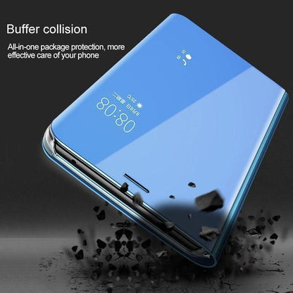 Galaxy A21s Mirror Clear View Flip Case [Non Sensor working]