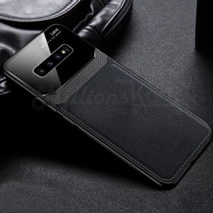 Galaxy Note 8 Sleek Slim Leather Glass Case