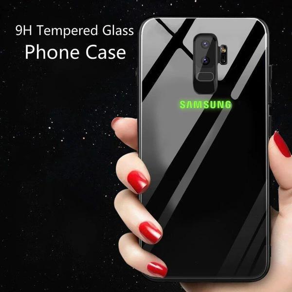 Galaxy S9 Plus Radium Glow Light Illuminated Logo 3D Case