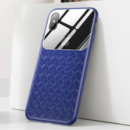 Baseus ® iPhone XS Cross Knit Clear Window Case