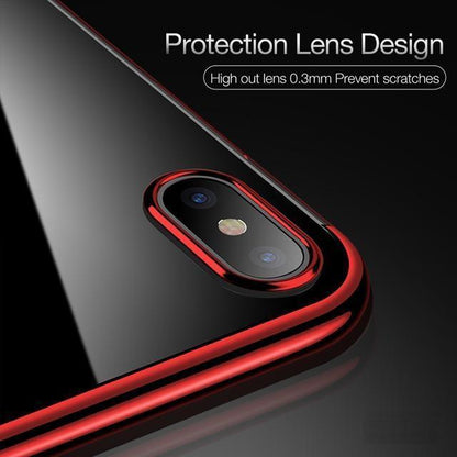 iPhone XS Max Glitter Series Transparent Ultra-thin Case
