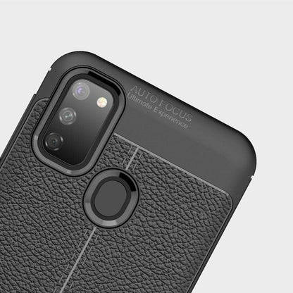 Galaxy M30s Auto Focus Leather Texture Case
