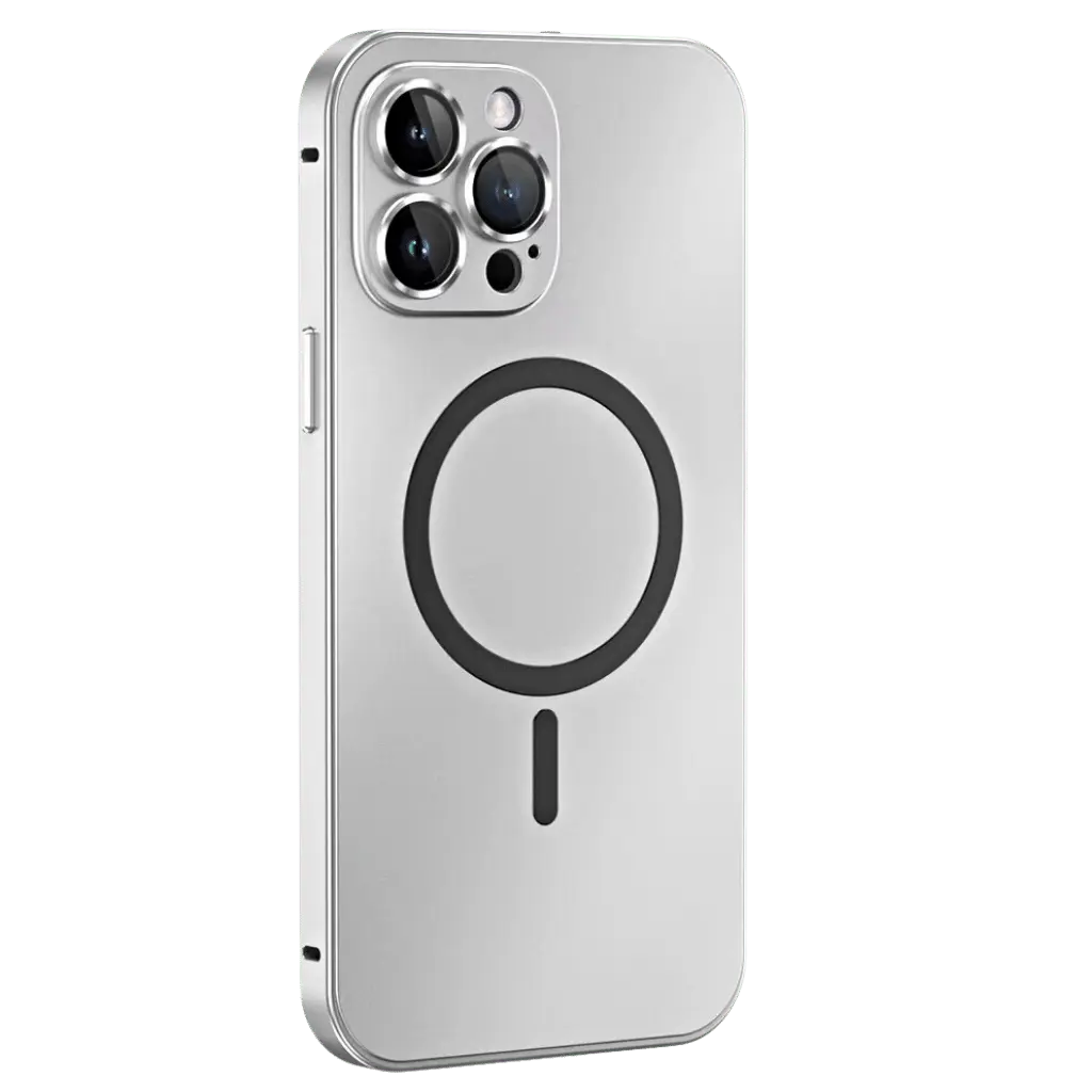 Aluminum Metal Frame Magnetic Case For iPhone