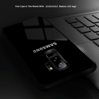 Galaxy S9 Plus Radium Glow Light Illuminated Logo 3D Case
